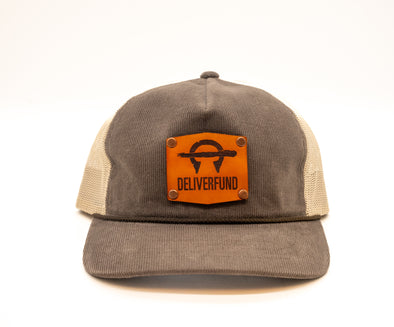 Brown/Sand Corduroy Hat