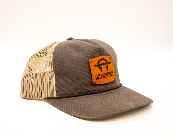 Brown/Sand Corduroy Hat